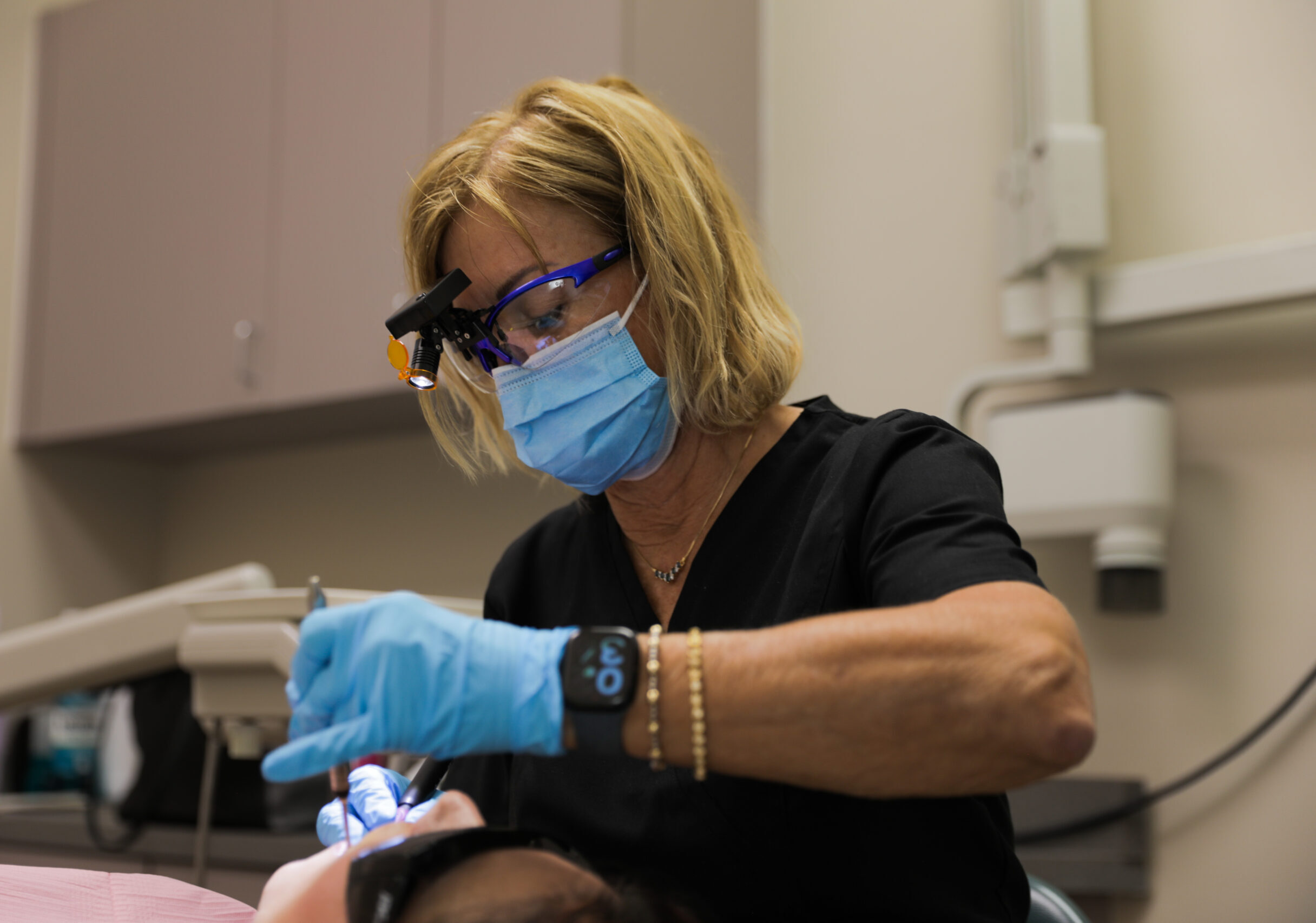 Dentists perform a surgical procedures