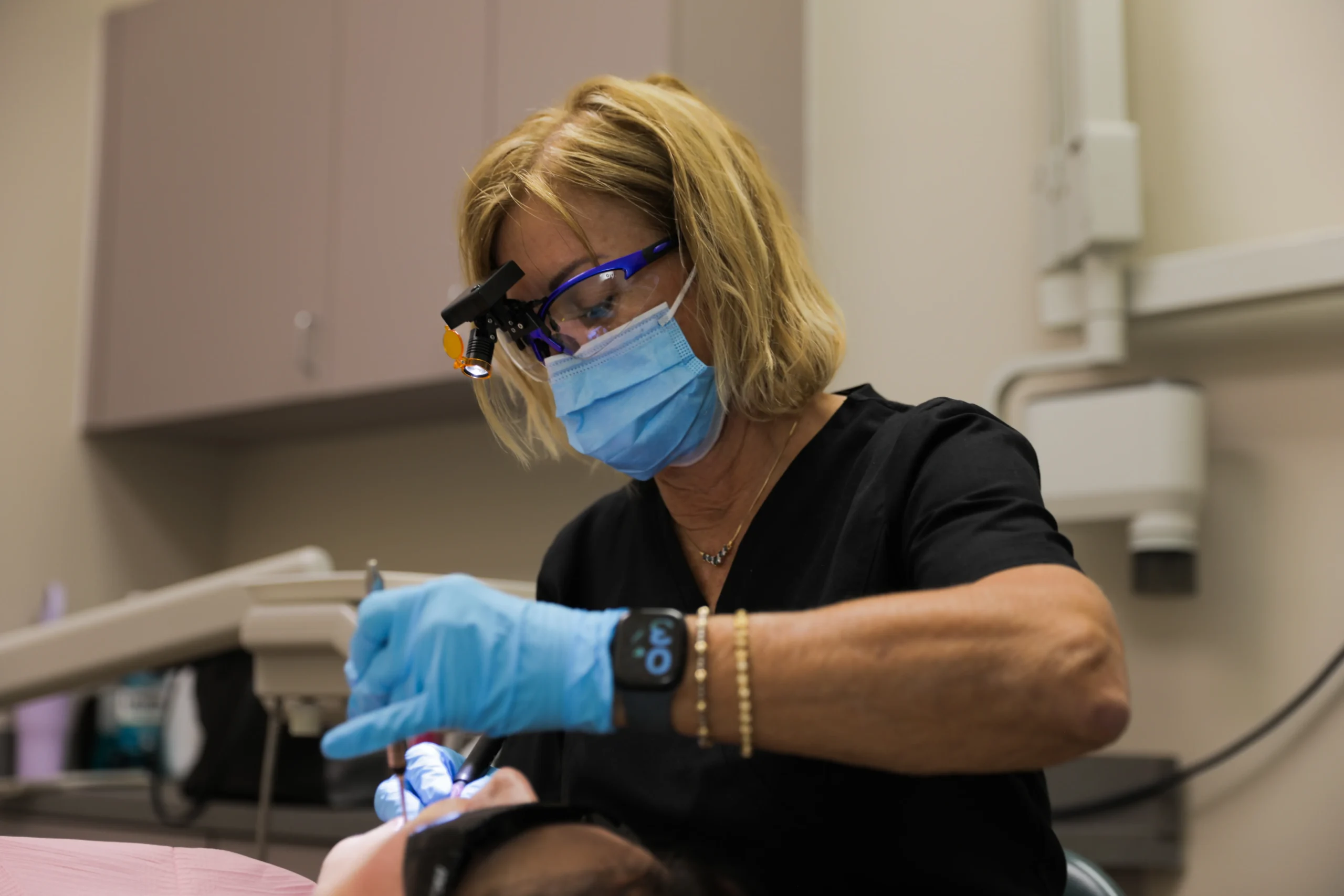 Dentists perform a surgical procedures